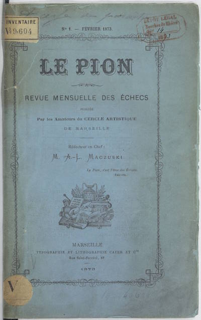 Le Pion, revue mensuelle des échecs